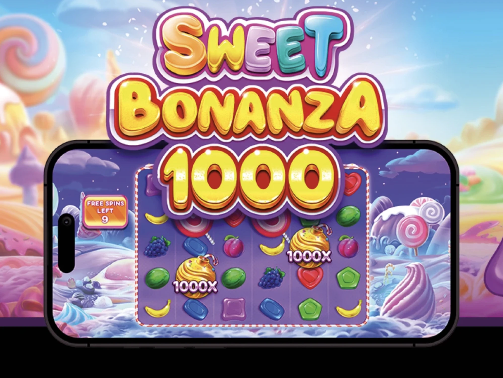 Playing Sweet Bonanza on a mobile device